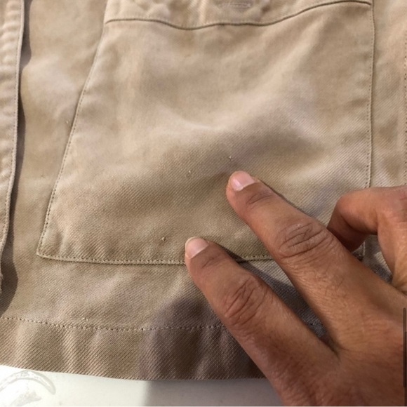 ANNE CARSON cardigan/jacket/shacket button front silk - Picture 12 of 16